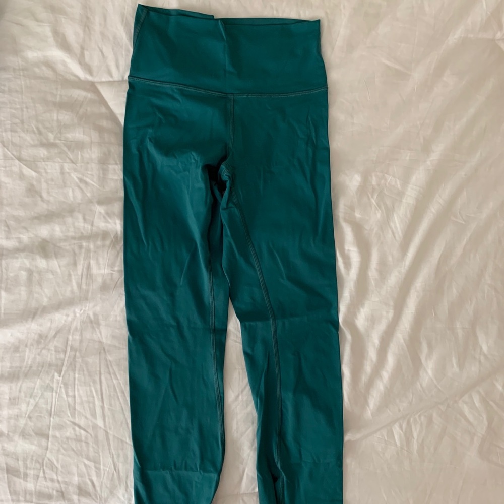 Lululemon Teal 23-25 in leggings
